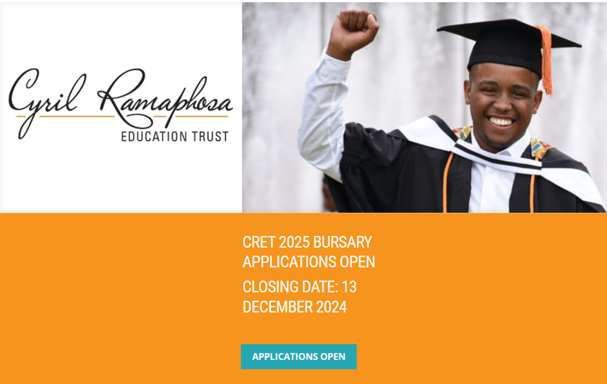 Cyril Ramaphosa Education Trust: Bursary Programme 2025 - Matr-IQ